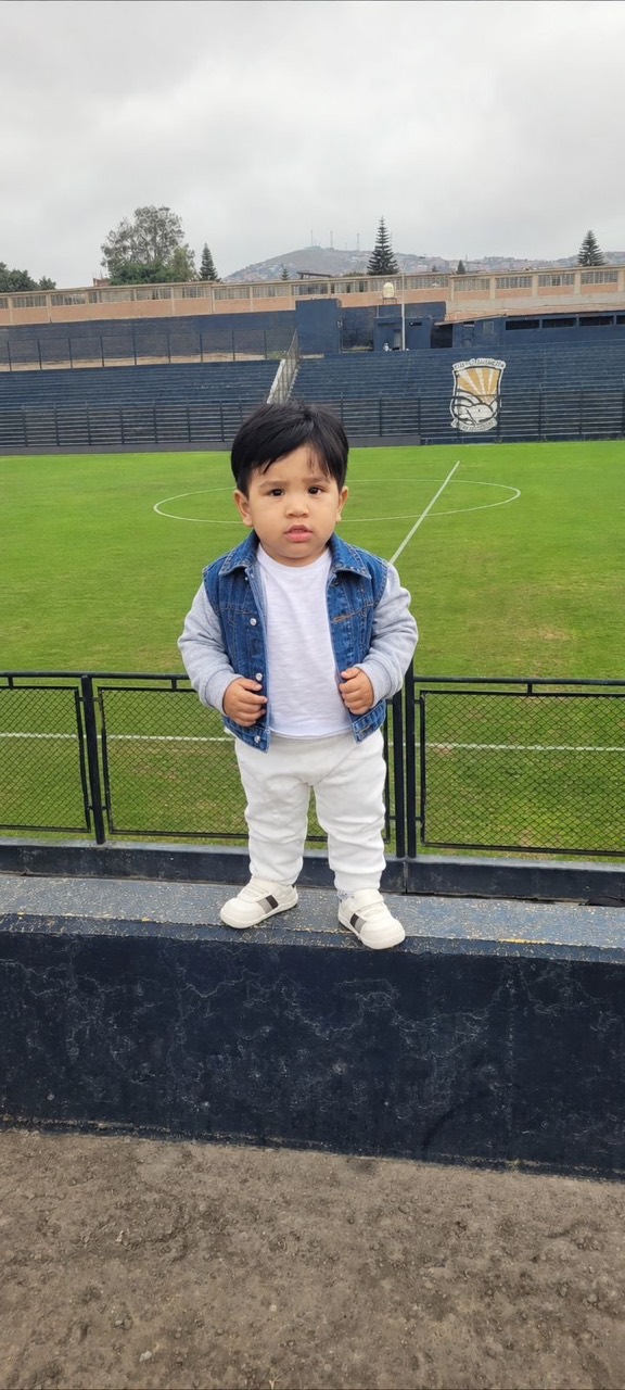 Juan David en el estadio